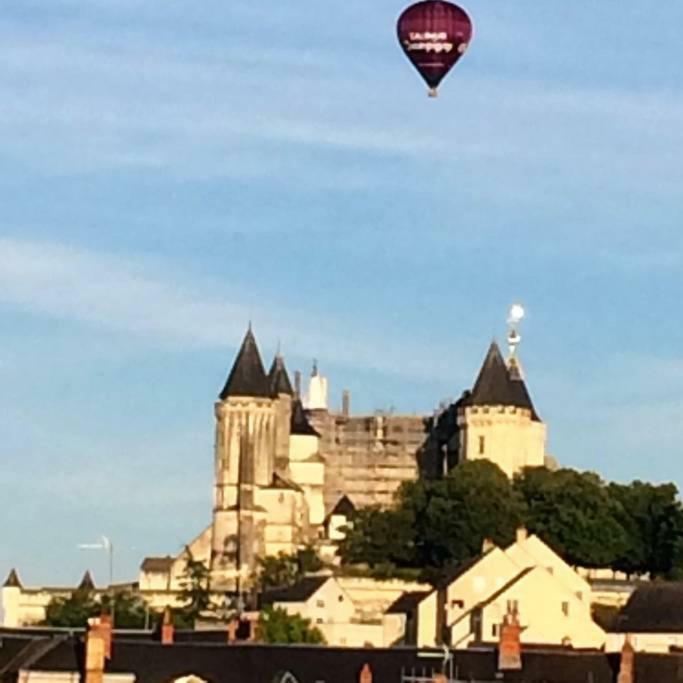 Cosy Flat 2 Eme Etage Vue Chateau Loire A Velo Сомюр Екстериор снимка